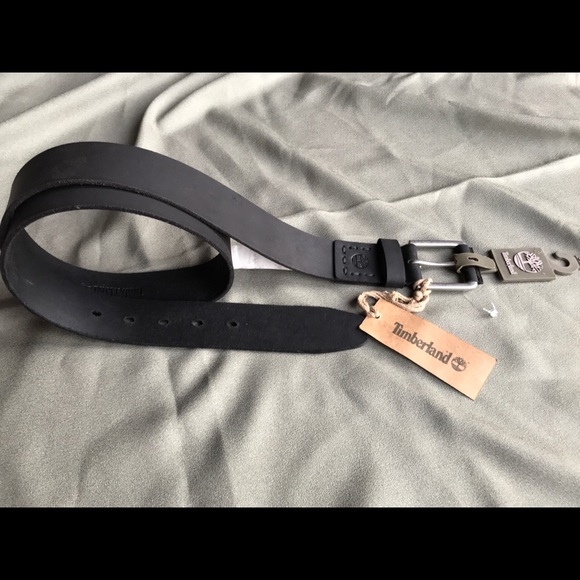 timberland black belt